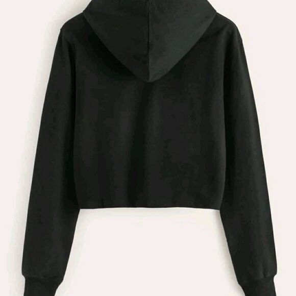 New   Drawstring Detail Heart Print Ho - Picture 2 of 4